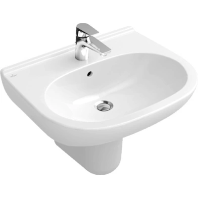 Závěsné umyvadlo Villeroy & Boch O.Novo 55x45 cm alpská bílá 51605601