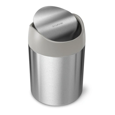 Odpadkový koš volně stojící Simplehuman Mini bin 1,5 l Kartáčovaná nerez ocel mat SHCW2084