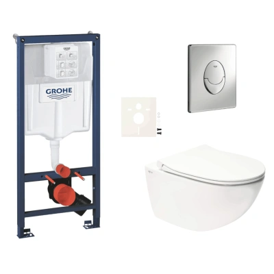 Závěsný wc set do lehkých stěn / předstěnová montáž Swiss Aqua Technologies Infinitio SIKOGRSIN11SA