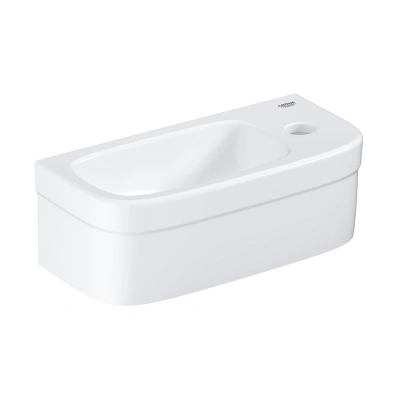 Umývátko Grohe Euro Ceramic 37x18 cm alpská bílá otvor pro baterii vpravo 39327000